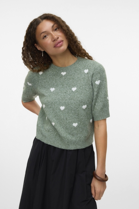 Vero Moda vmdoffy intarsia 2/4 o-nk pullov ga